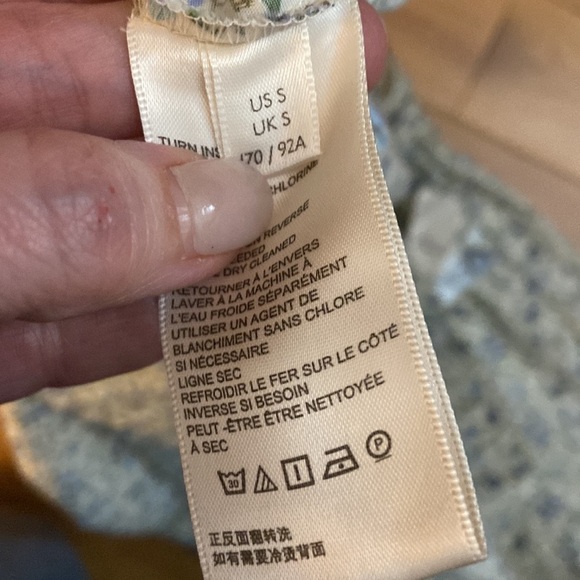 NWT Free People Petunia Floral Mini in Tea Combo, size S - Picture 10 of 11